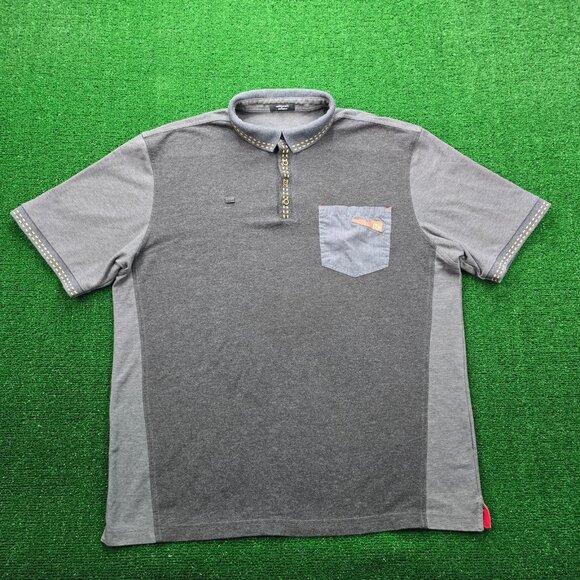 Mcdonalds Employee Polo Shirt Mens XL Gray Short Sleeve Uniform Work Wear - Picture 1 of 7